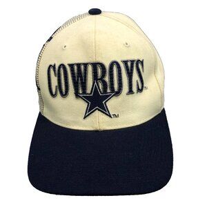 Vintage 90s Dallas Cowboys Logo Athletic Pro Line NFL Diamond SnapBack Hat